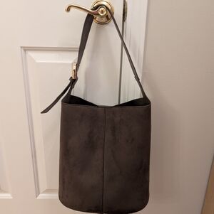 H&M Dark Taupe Bucket Bag